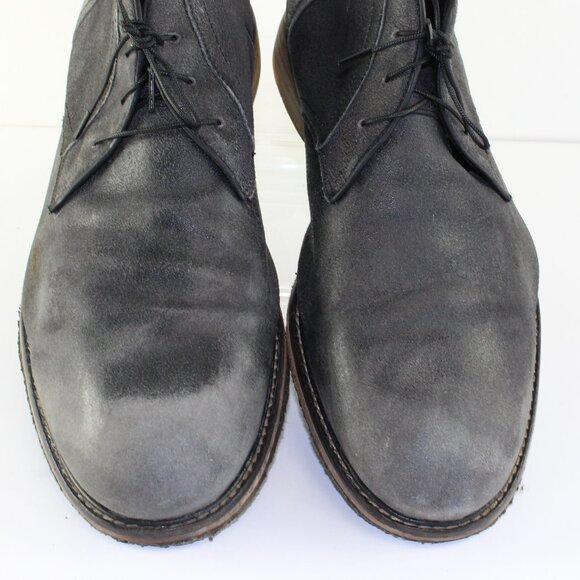 John Varvatos Distressed Grey Chukka Boots (11 US) - Picture 6 of 11